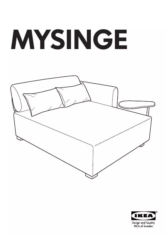 Mode d'emploi IKEA MYSINGE SEAT UNIT FRAME