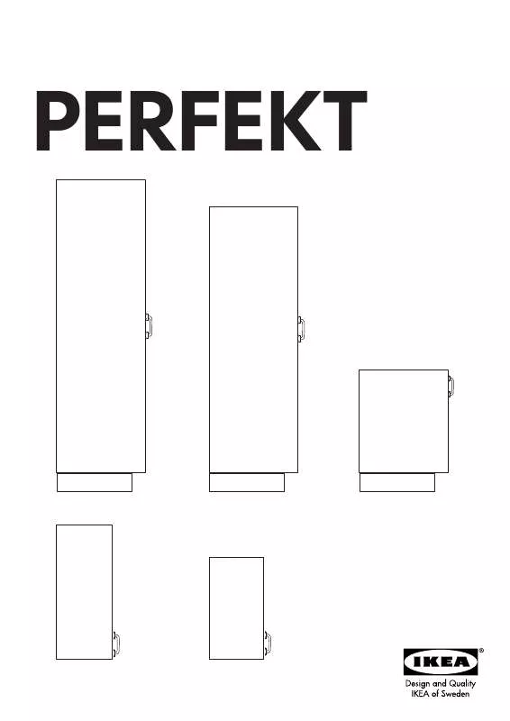 Mode d'emploi IKEA PERFEKT ÄRLIG COVER PANEL/WALL CABINET