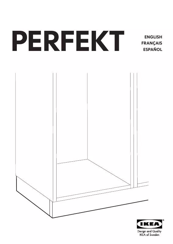 Mode d'emploi IKEA PERFEKT FAGERLAND PLINTH 88