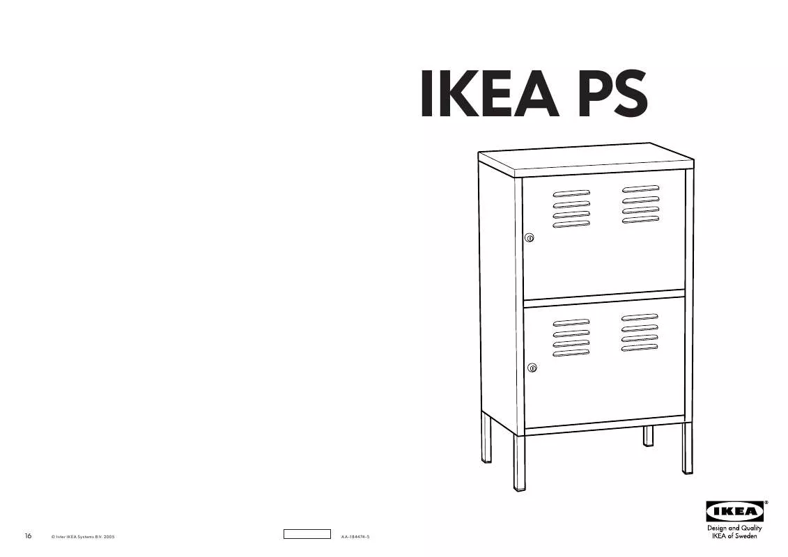 Mode d'emploi IKEA PS CABINET 24X41