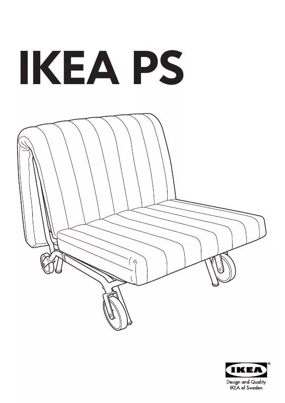 Mode d'emploi IKEA PS CHAIR BED FRAME