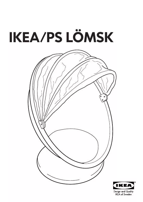 Mode d'emploi IKEA PS LÖMSK SWIVEL CHAIR