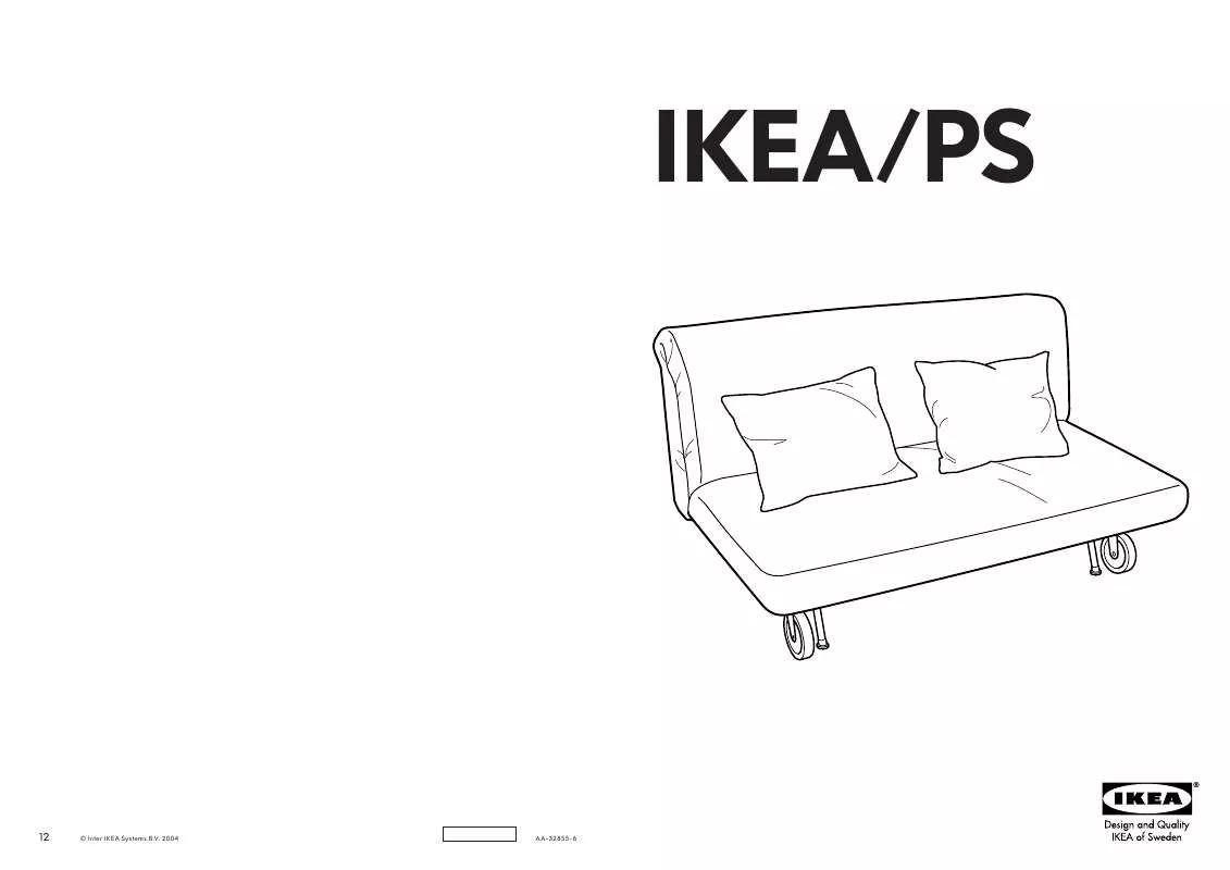 Mode d'emploi IKEA PS SOFA BED FRAME