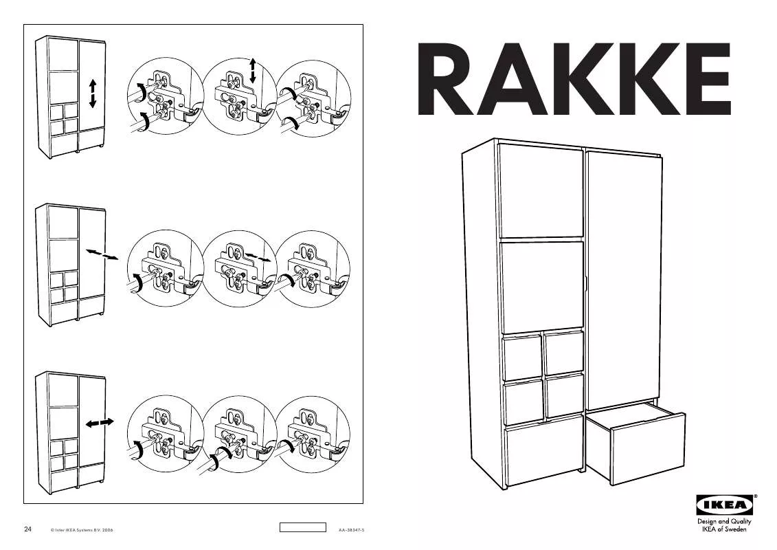 Mode d'emploi IKEA RAKKE WARDROBE 43X79