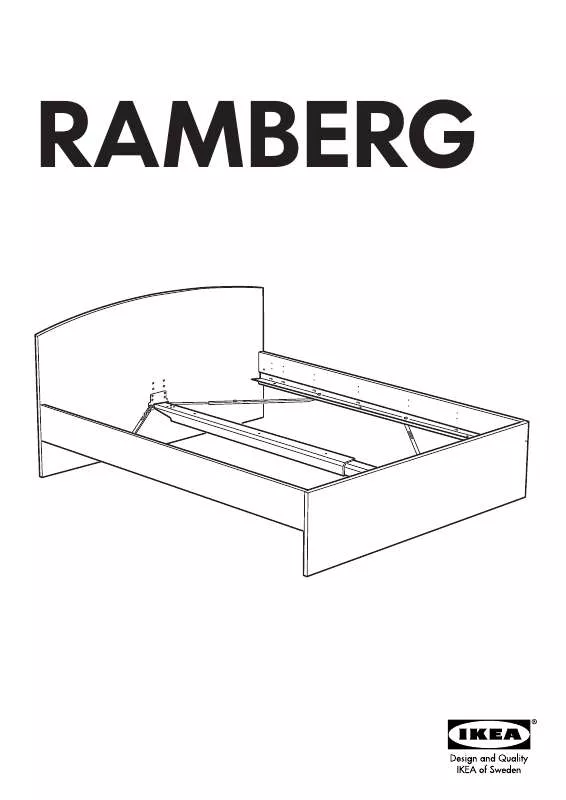 Mode d'emploi IKEA RAMBERG BED FRAME FULL/DOUBLE