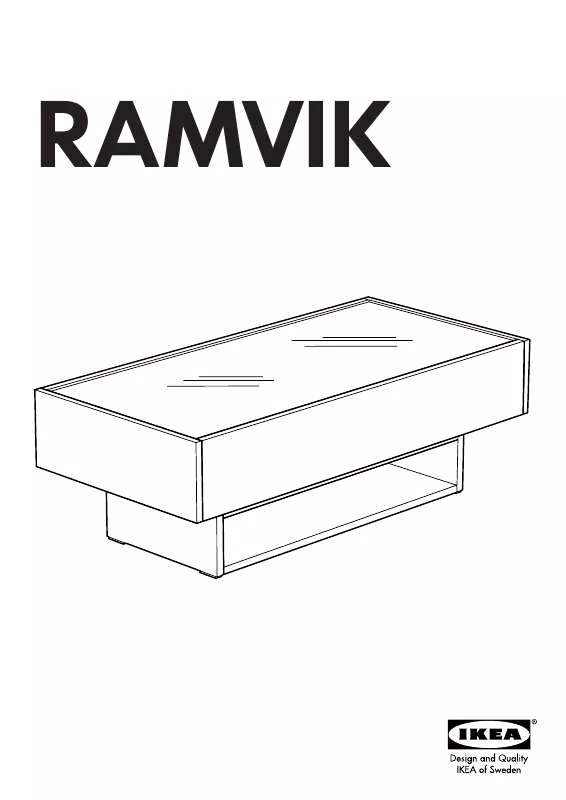 Mode d'emploi IKEA RAMVIK COFFEE TABLE 47X23