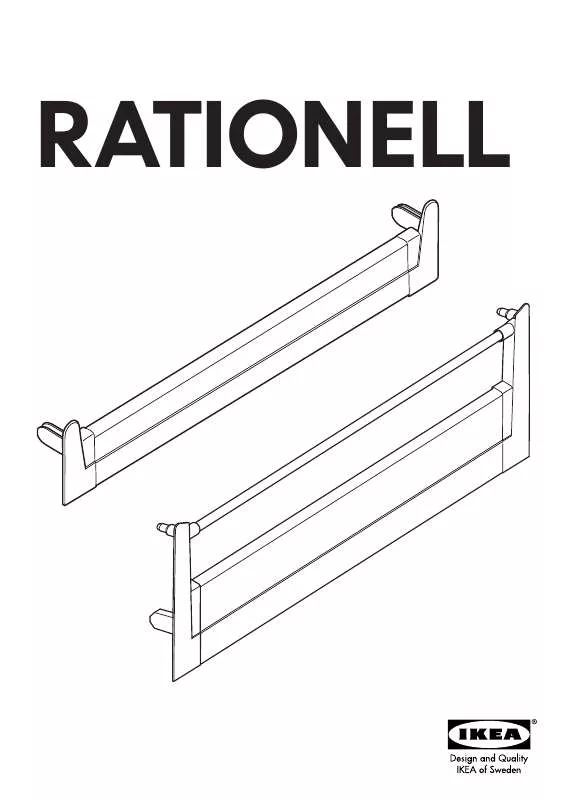 Mode d'emploi IKEA RATIONELL DEEP DRAWER FRONT 15