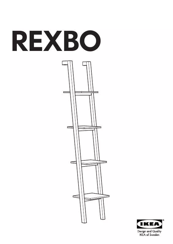 Mode d'emploi IKEA REXBO SHELF UNIT 12 1/4X68 1/2