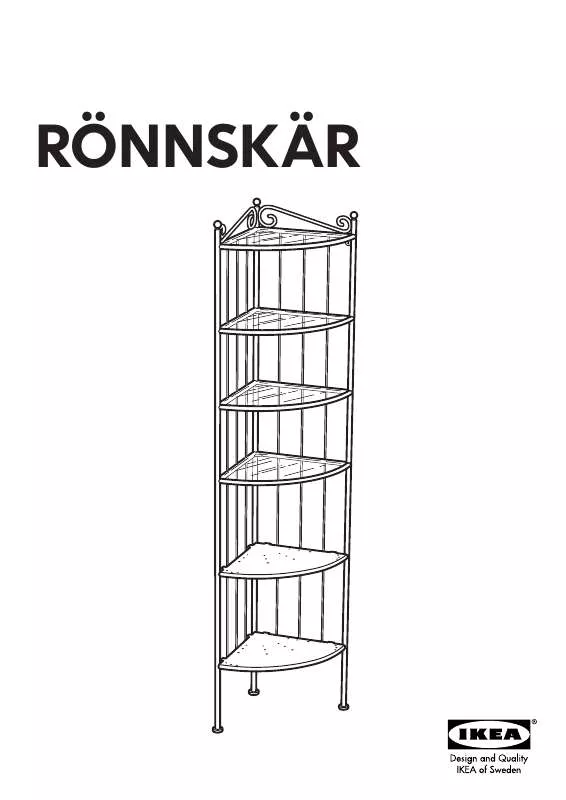 Mode d'emploi IKEA RÖNNSKÄR CORNER SHELF UNIT