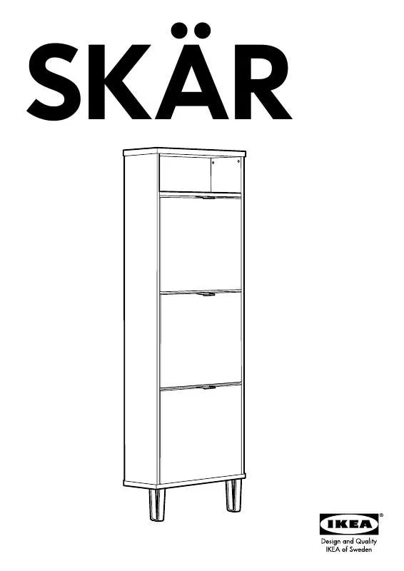 Mode d'emploi IKEA SKÄR SHOE CABINET