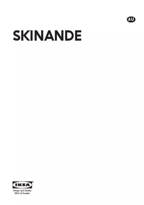 Mode d'emploi IKEA SKINANDE 003.858.37