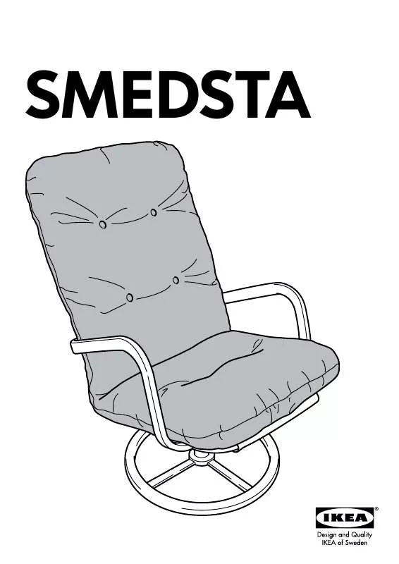Mode d'emploi IKEA SMEDSTA CUSHION COVER