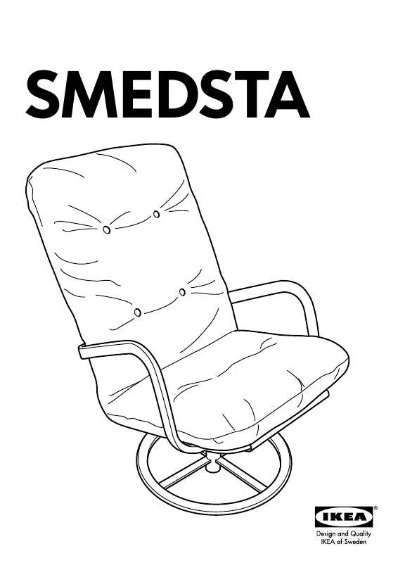 Mode d'emploi IKEA SMEDSTA SWIVEL CHAIR FRAME