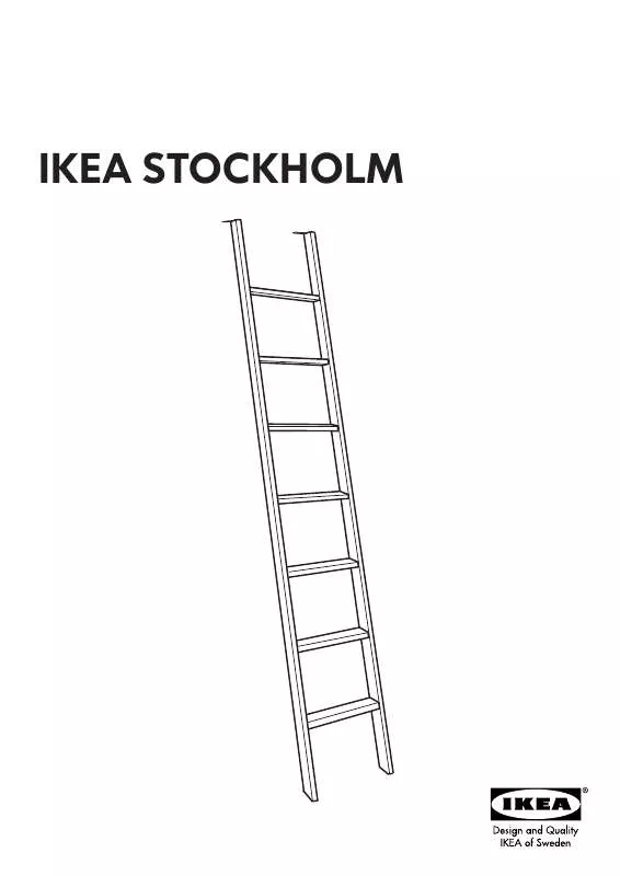 Mode d'emploi IKEA STOCKHOLM LADDER 13X81