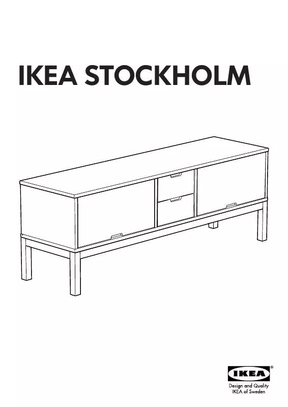 Mode d'emploi IKEA STOCKHOLM TV UNIT 63X18