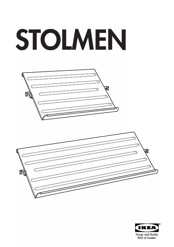Mode d'emploi IKEA STOLMEN SHOE RACK 43 1/4