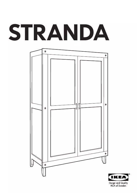 Mode d'emploi IKEA STRANDA WARDROBE
