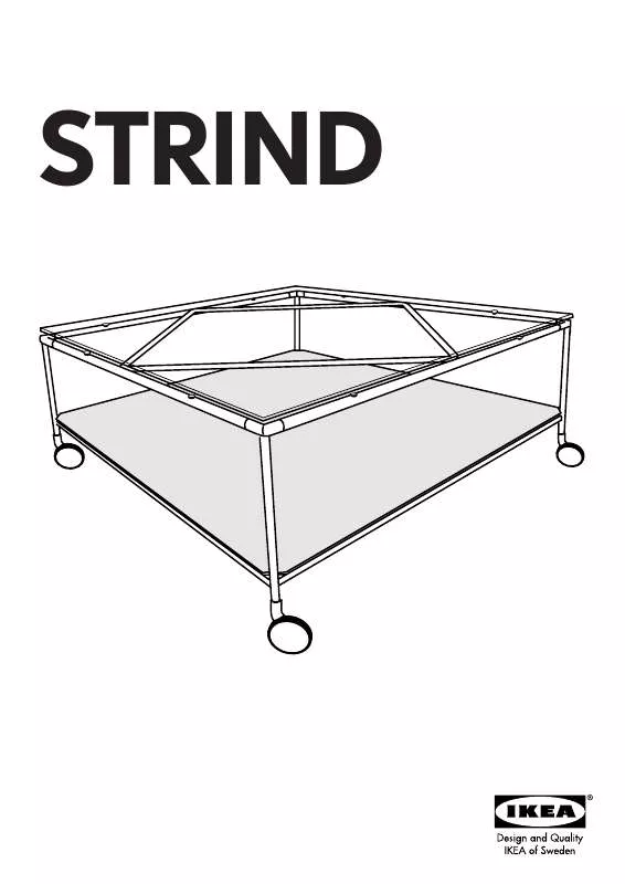Mode d'emploi IKEA STRIND COFFEE TABLE 39X39