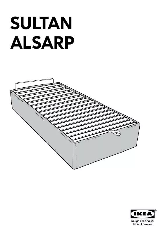 Mode d'emploi IKEA SULTAN ALSARP BED BASE
