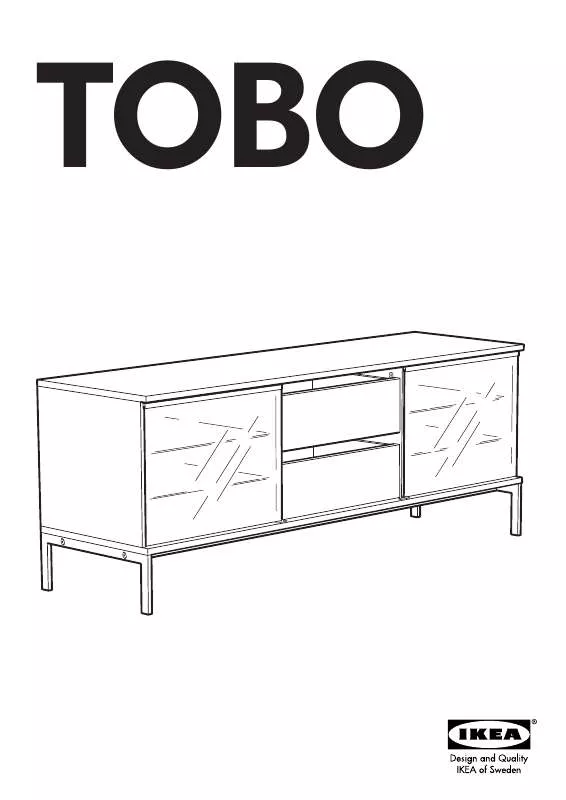 Mode d'emploi IKEA TOBO TV UNIT 66 7/8X19 5/8