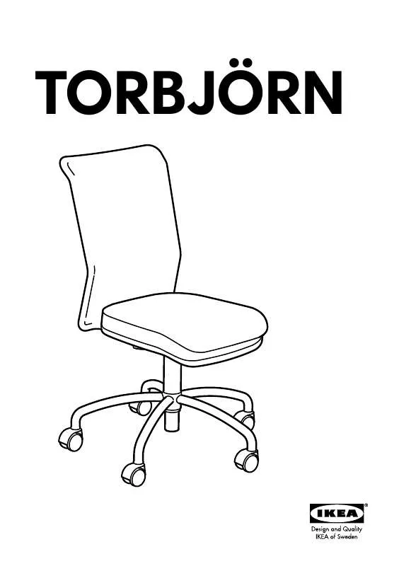 Mode d'emploi IKEA TORBJORN SWIVEL CHAIR