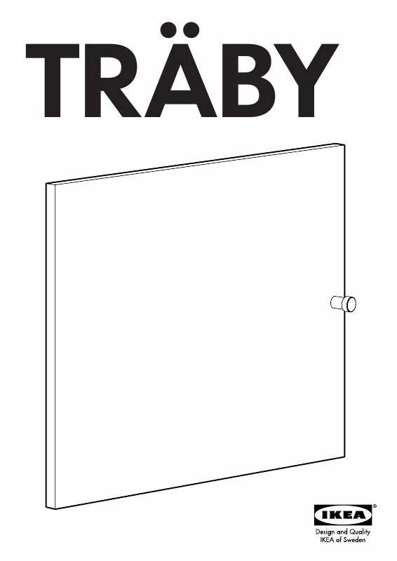 Mode d'emploi IKEA TRÄBY DOOR 13 3/4X13 3/4