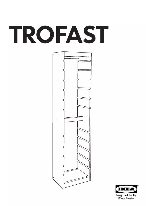 Mode d'emploi IKEA TROFAST FRAME 17 3/8X69 1/4