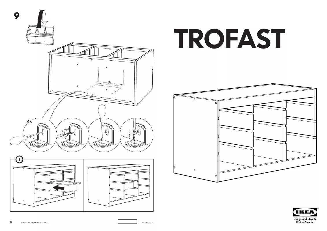 Mode d'emploi IKEA TROFAST FRAME 37X20 1/2