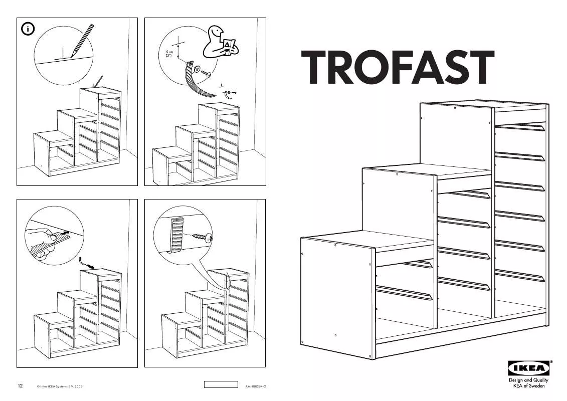 Mode d'emploi IKEA TROFAST FRAME 39 3/8X37X17 3/8