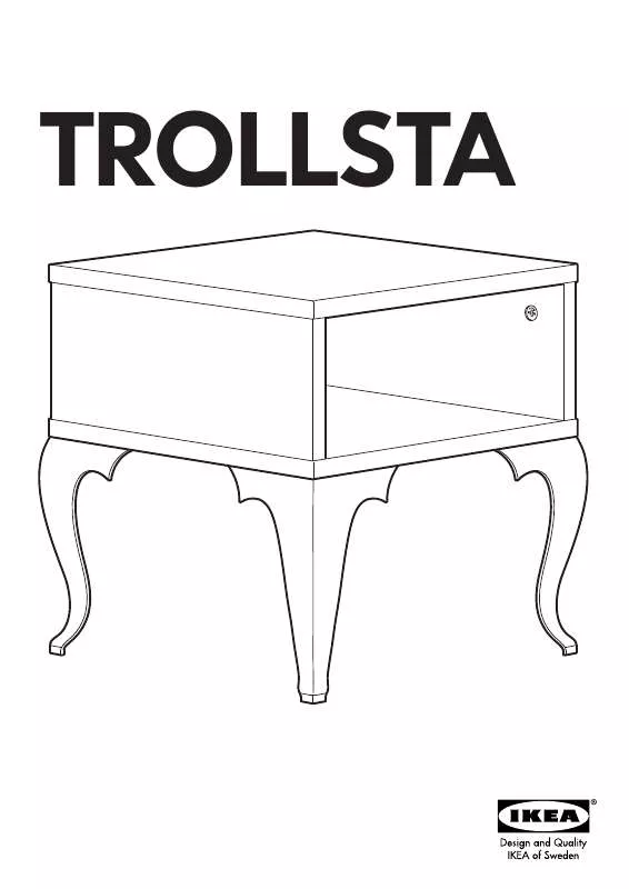 Mode d'emploi IKEA TROLLSTA SIDE TABLE