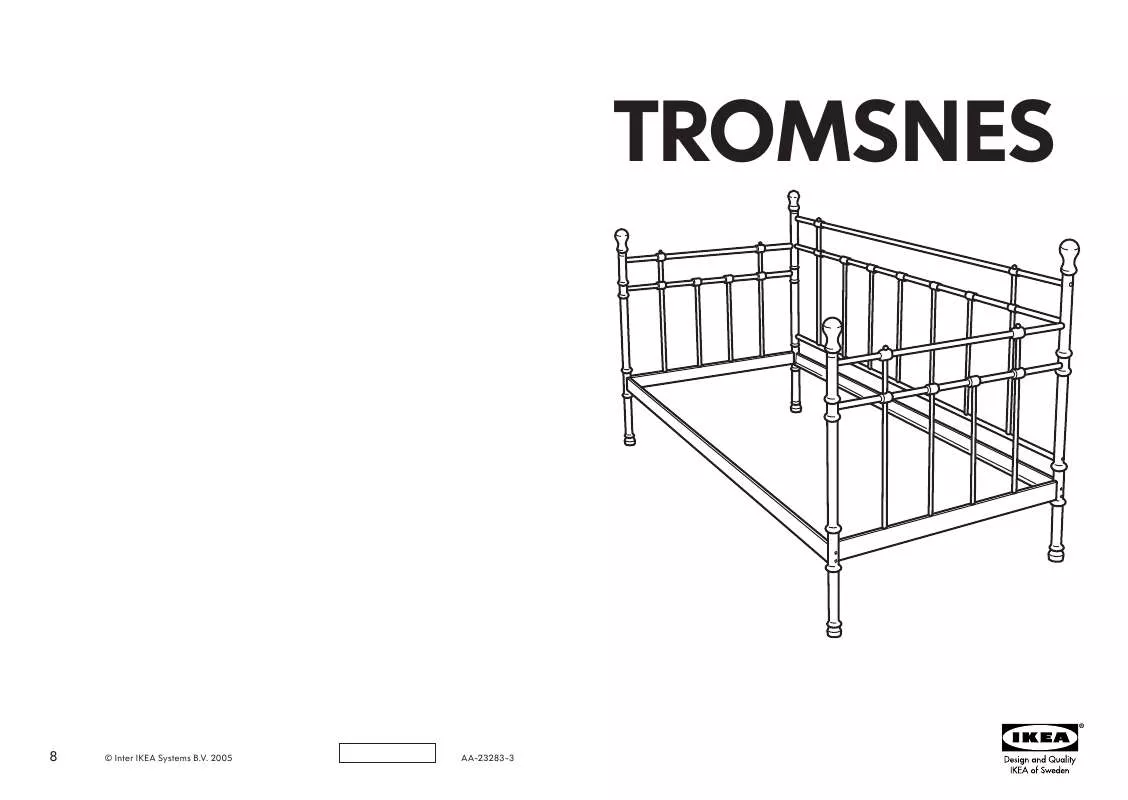 Mode d'emploi IKEA TROMSNES DAYBED TWIN