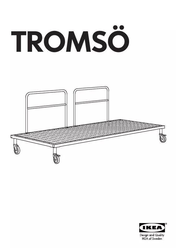 Mode d'emploi IKEA TROMSÖ BED FRAME TWIN
