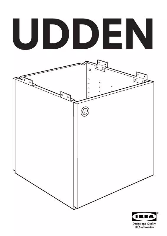 Mode d'emploi IKEA UDDEN CABINET W/ DOOR 24X24