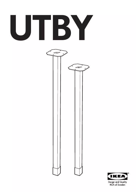 Mode d'emploi IKEA UTBY LEG 35 3/8