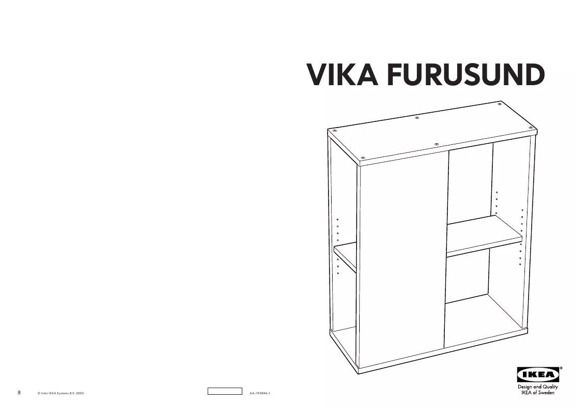 Mode d'emploi IKEA VIKA FURUSUND TABLE LEG W/ STORAGE 10X28