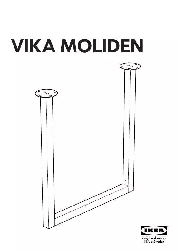 Mode d'emploi IKEA VIKA MOLIDEN UNDERFRAME 27 1/2