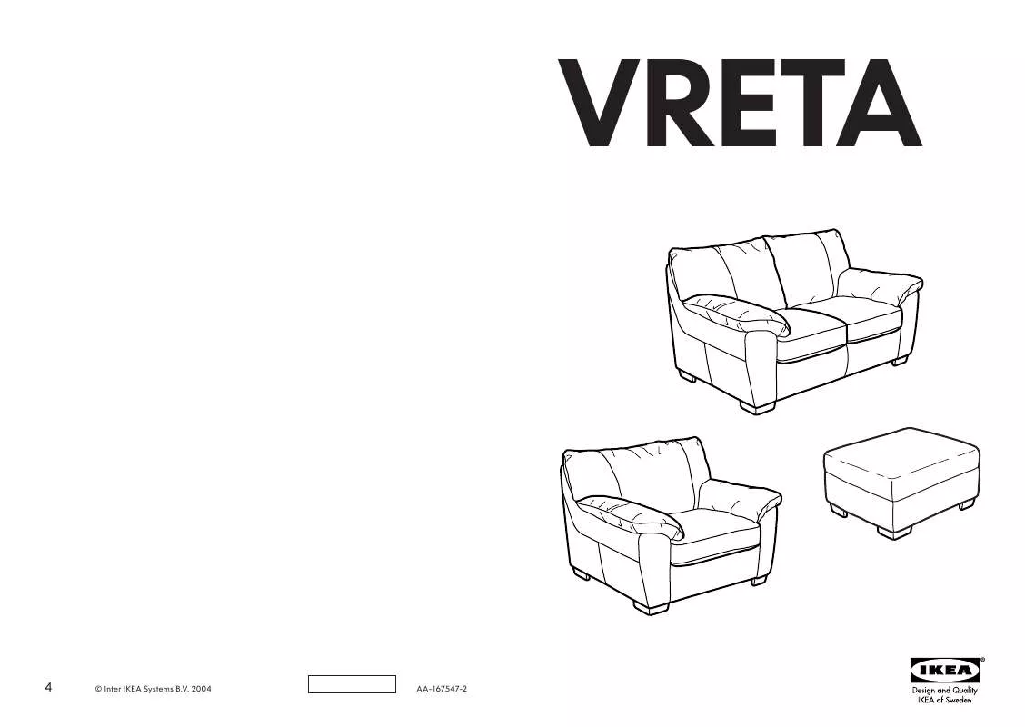 Mode d'emploi IKEA VRETA CHAIR