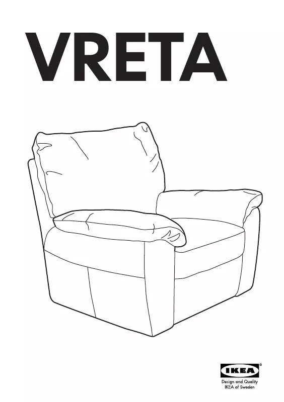 Mode d'emploi IKEA VRETA SWIVEL ROCKER/RECLINER