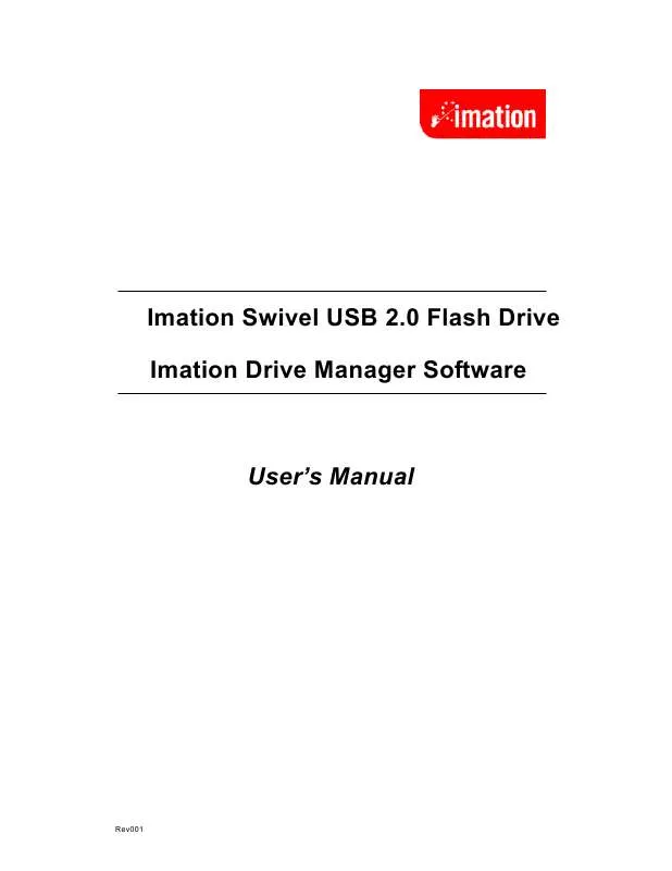 Mode d'emploi IMATION SWIVEL USB 2.0 FLASH DRIVE