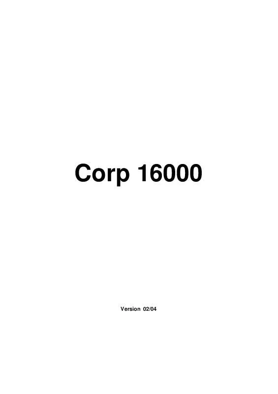 Mode d'emploi INTELBRAS CORP 16000 PABX