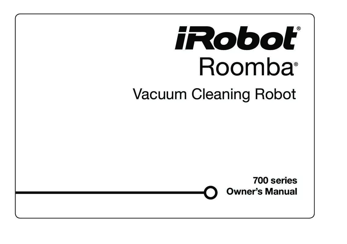 Mode d'emploi IROBOT ROOMBA 760
