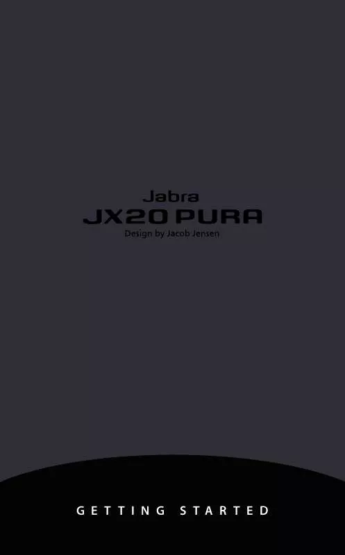Mode d'emploi JABRA JX20 PPURA