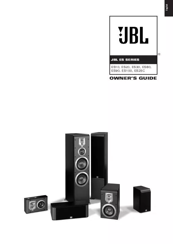 Mode d'emploi JBL ES80 [ES80]