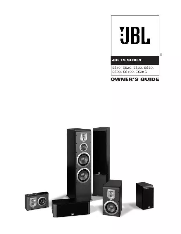 Mode d'emploi JBL ES90BK