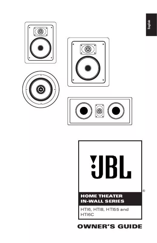 Mode d'emploi JBL HTI55