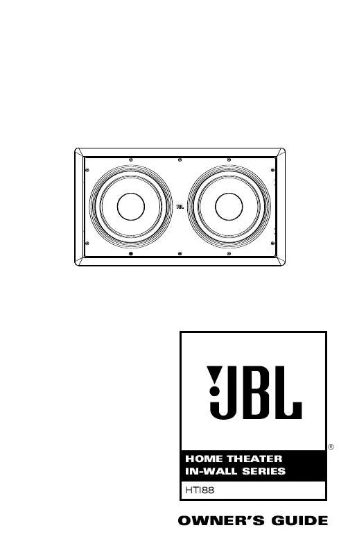 Mode d'emploi JBL HTI88
