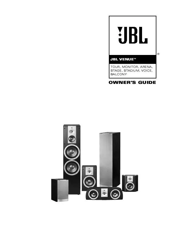 Mode d'emploi JBL STAGE