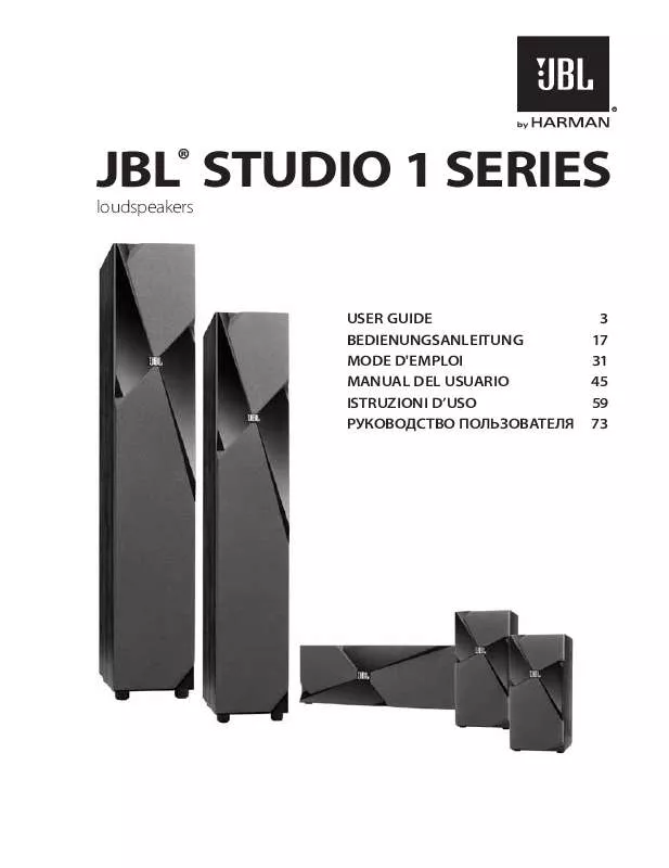 Mode d'emploi JBL STUDIO 120C
