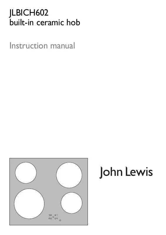 Mode d'emploi JOHN LEWIS JLBICH602