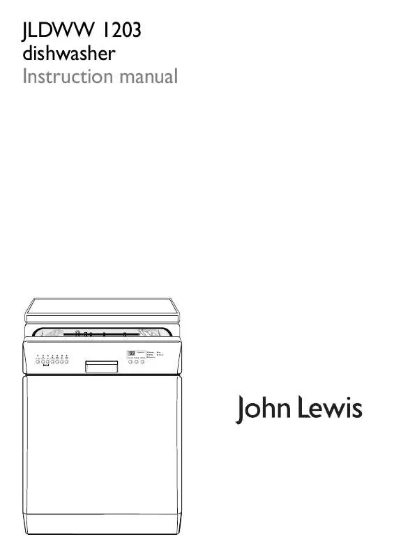 Mode d'emploi JOHN LEWIS JLDWW1203